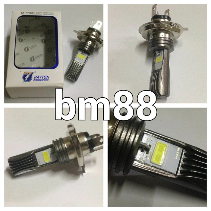 Diskon Headlamp Led RTD M11R H4 ~ Lampu Utama 2 Sisi Motor