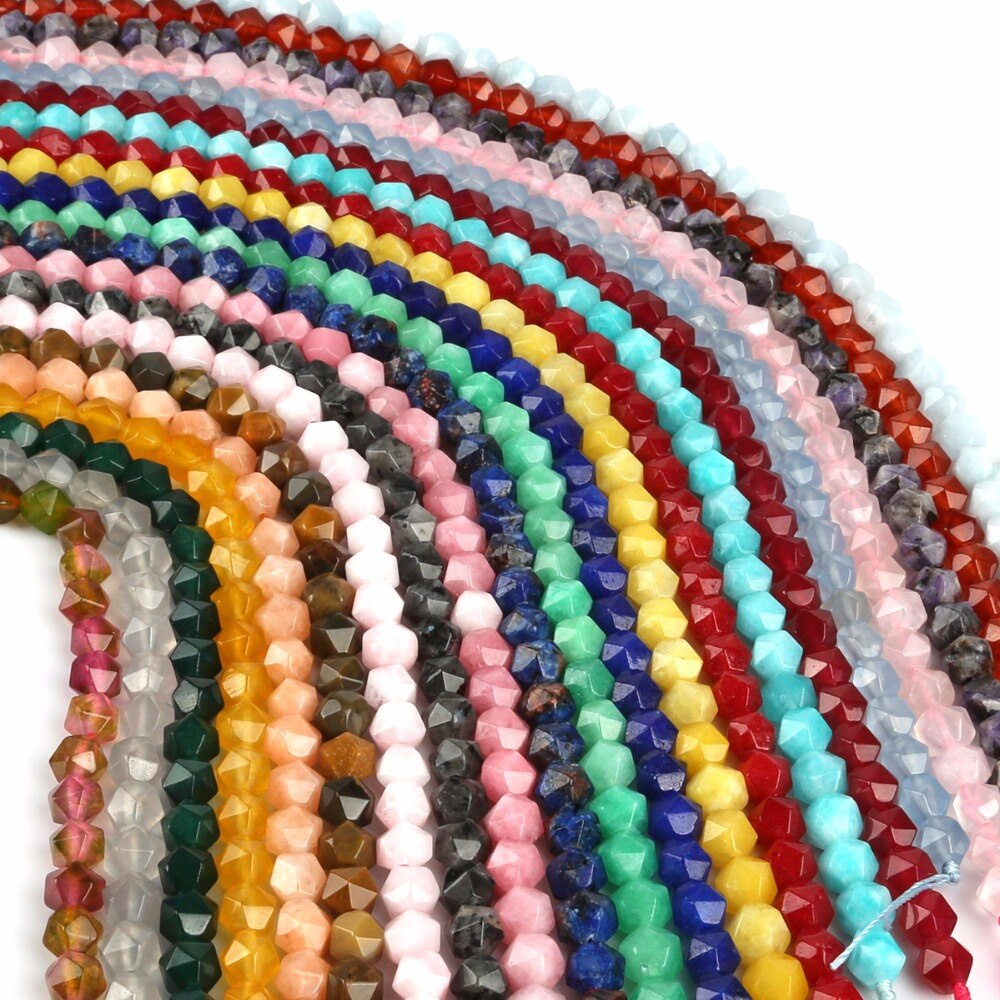 8MM About 48Pcs Natural Rock Crystal Faceted Mix Candy Color Loose Beads DIY Stone Beads Handmade For Jewelry Making Bracelet