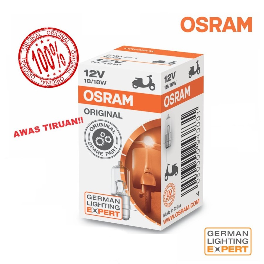 OSRAM HALOGEN BOHLAM LAMPU 18W