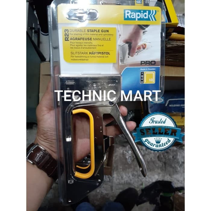 Rapid R-23 Original Alat Staples Gun Tacker Tembak Stapler Tackers R23