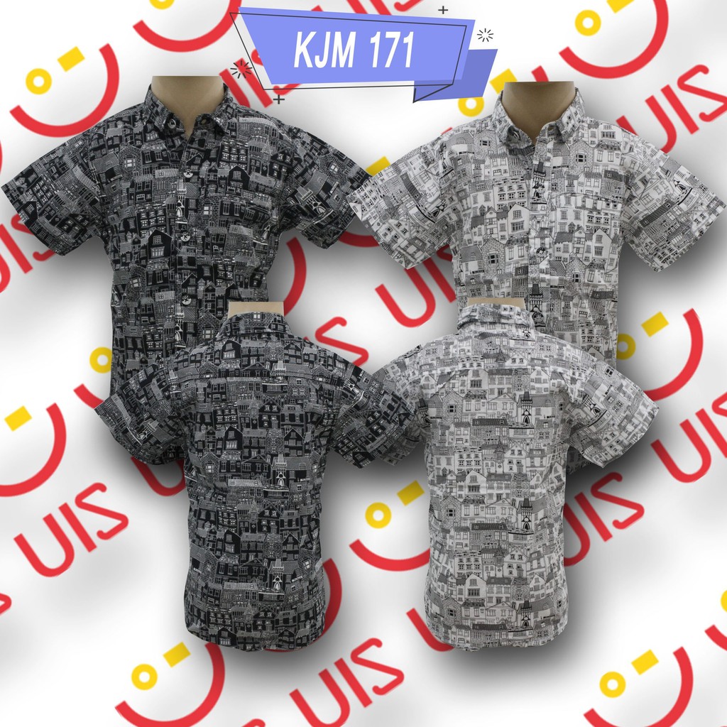 Kemeja Anak Laki-Laki Bahan Katun Merk UIS KJM 171