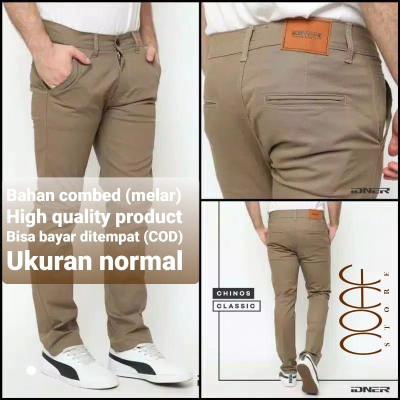 CHINOS MELAR BAHAN HALUS | celana chinos dewasa | distro | chinos premium