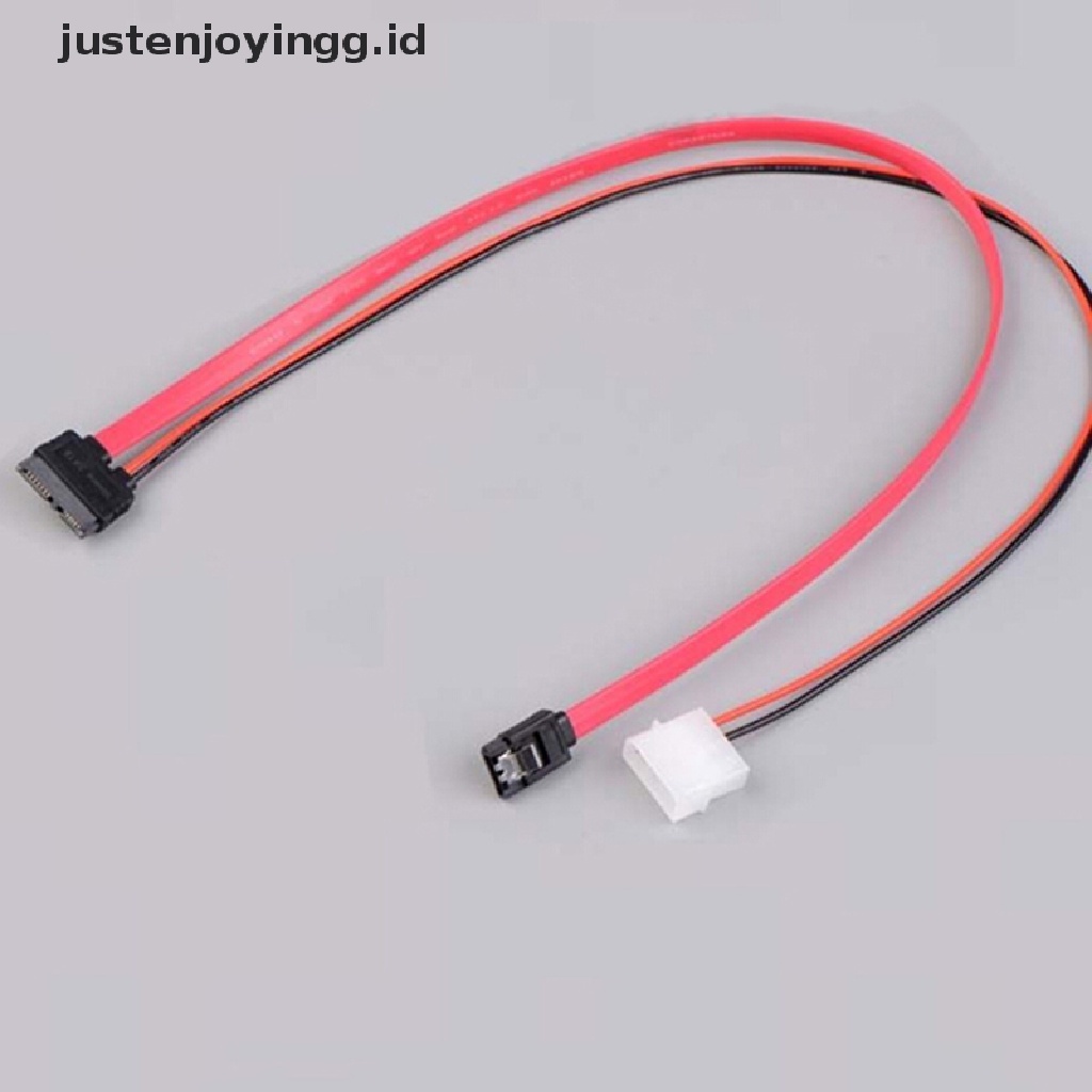 Kabel power SATA DVD + RW Drive 7 + 6 Pin slimline Untuk PC