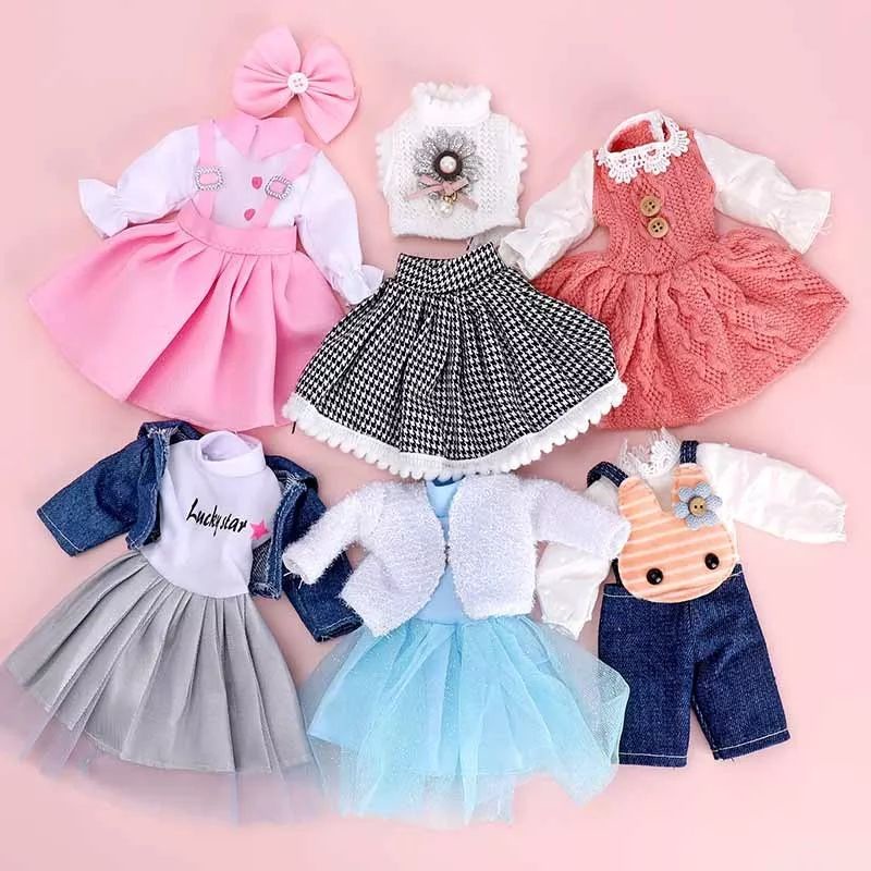 Baju BJD Doll Clothes Dress Aksesoris Pakaian Boneka 30CM Varian #A