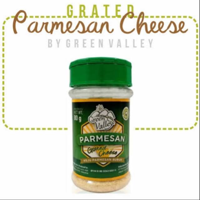

Keju parmesan / Parmesan Cheese Green Valley Grated 80 g