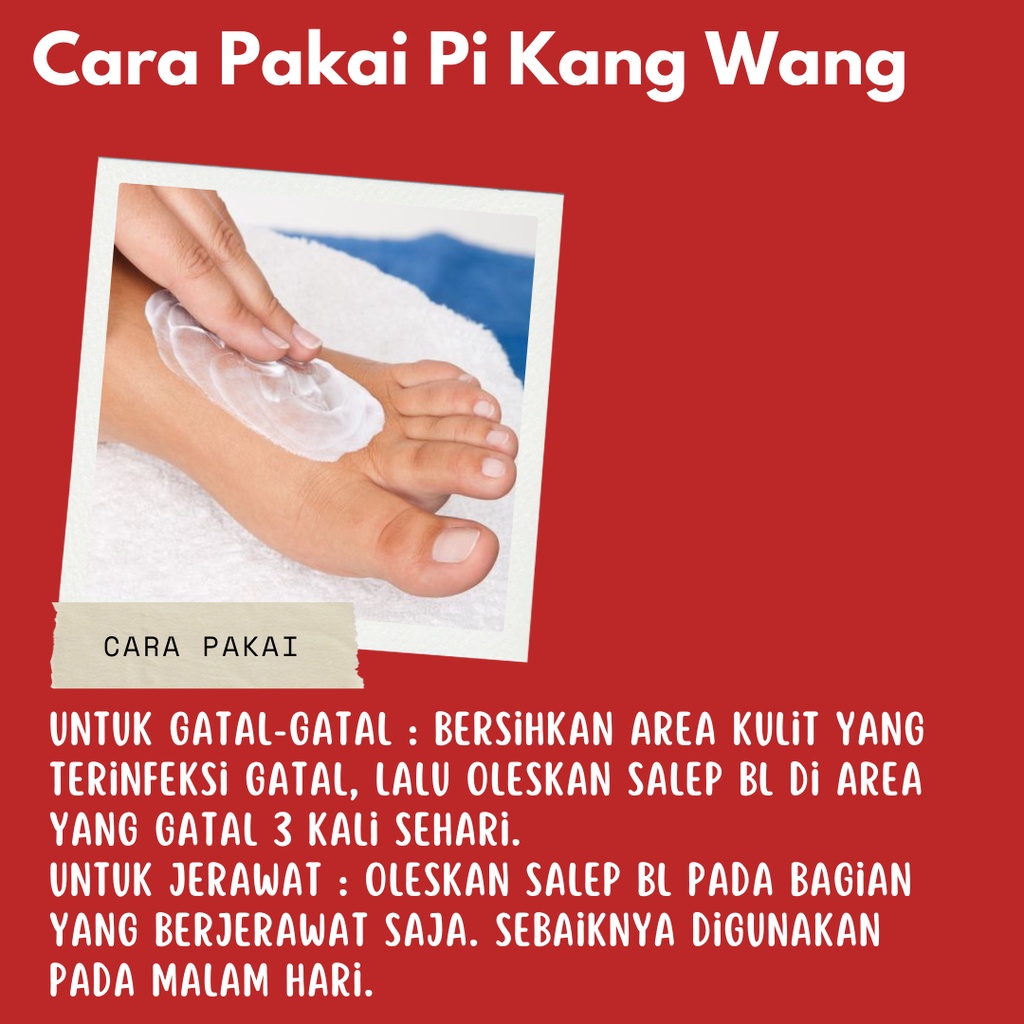 SALEP PI KANG WANG ORIGINAL 100% / SALEP PIKANGWANG ORIGINAL 100% ASLI / SALEP GATAL SELANGKANGAN