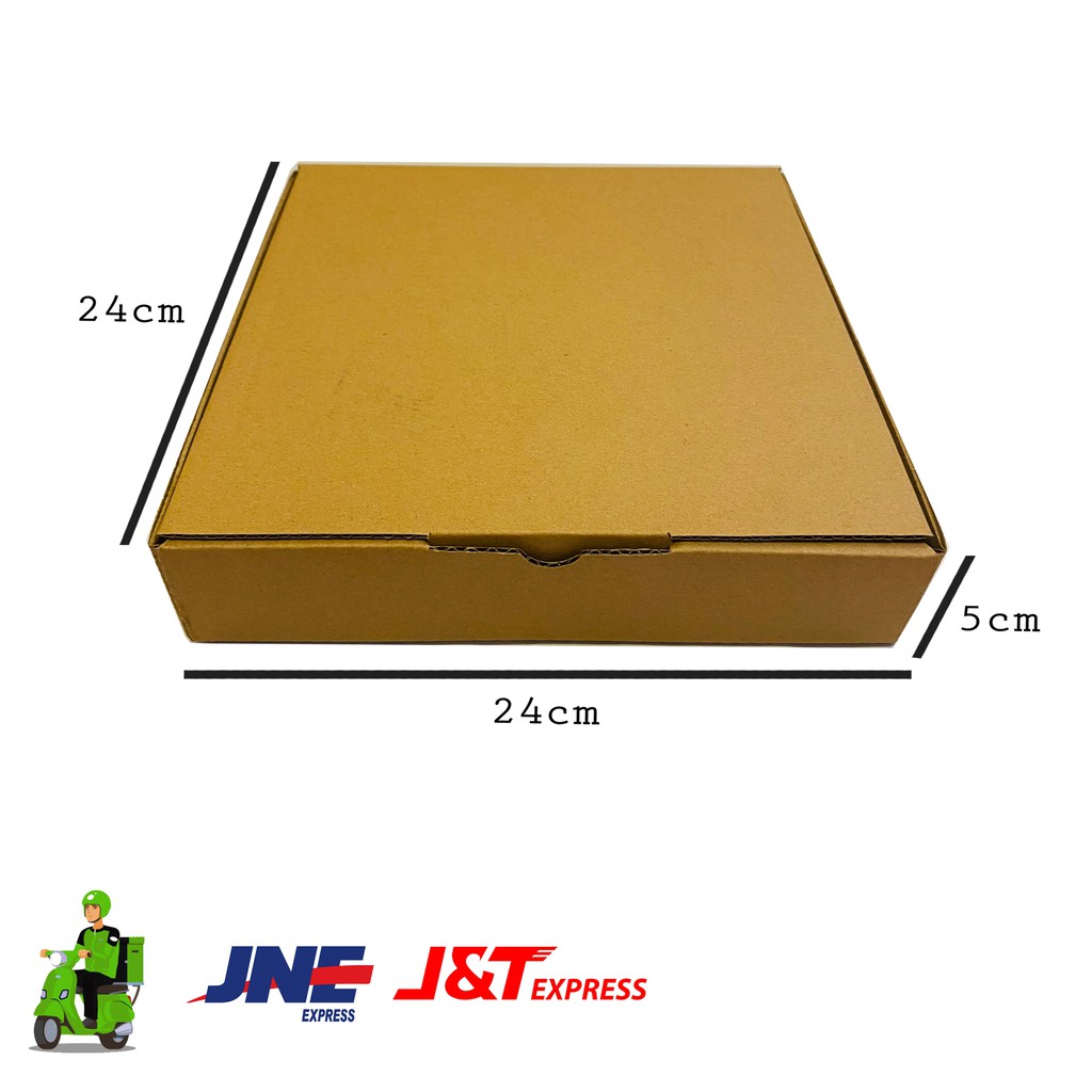 

Kardus DIE CUT polos uk. 24x24x5 cm