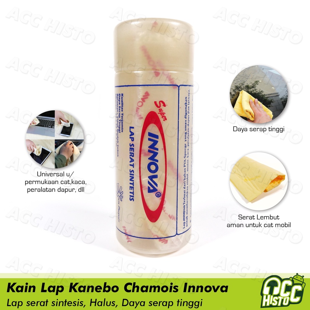 Kain Lap Kanebo Chamois Innova/ Lap Mobil, Motor, Kaca, Peralatan Dapur