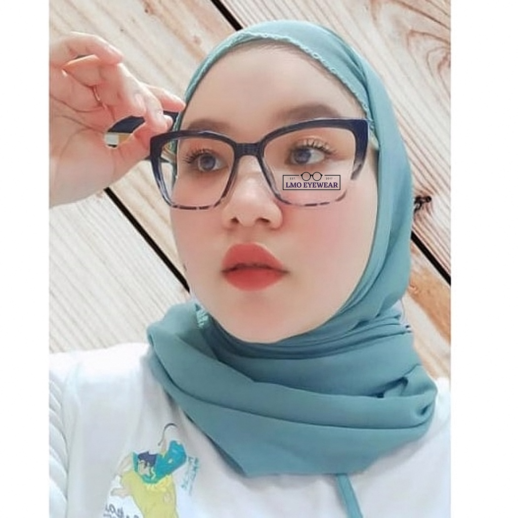 PROMI!!! Tipe M 7517 Kacamata Baca Minus Silinder Semi Cat Eye Lensa Anti Radiasi Komputer (unisex) Termurah