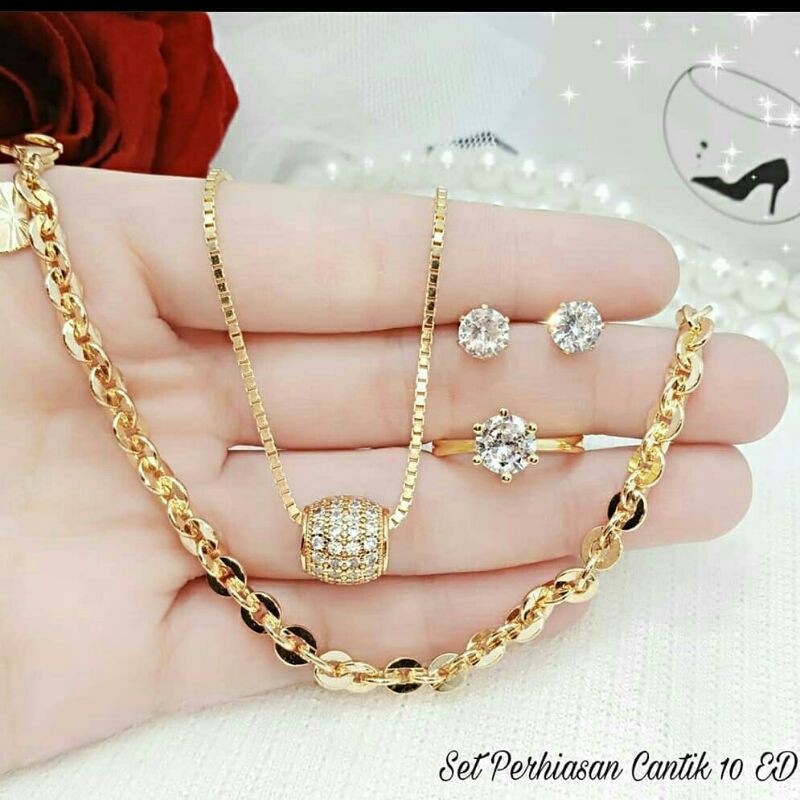 Set Perhiasan Dewasa Titanium