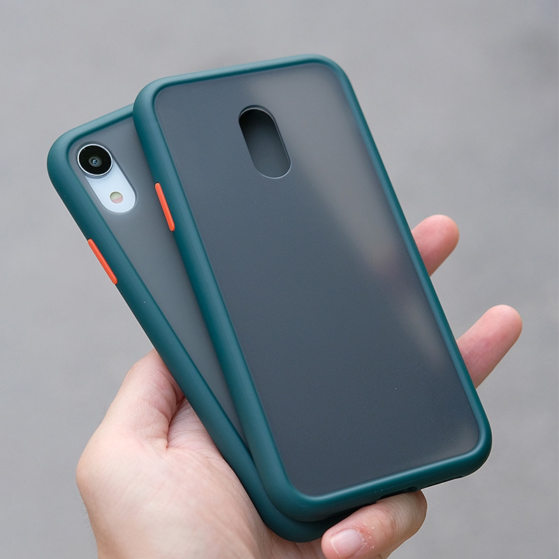 MATTE CLEAR SOFT TPU EDGE HARD PLASTIC One Plus OnePlus 6