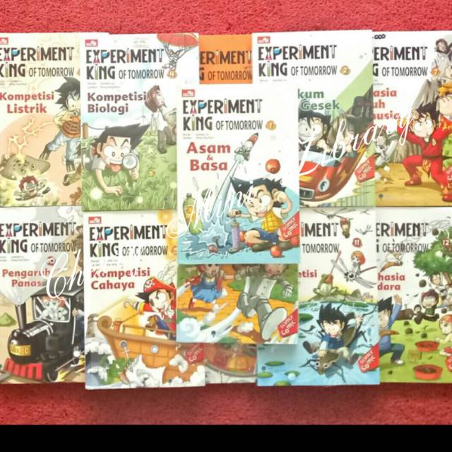 Experiment King of Tomorrow - Buku komik sains Original- Family Area