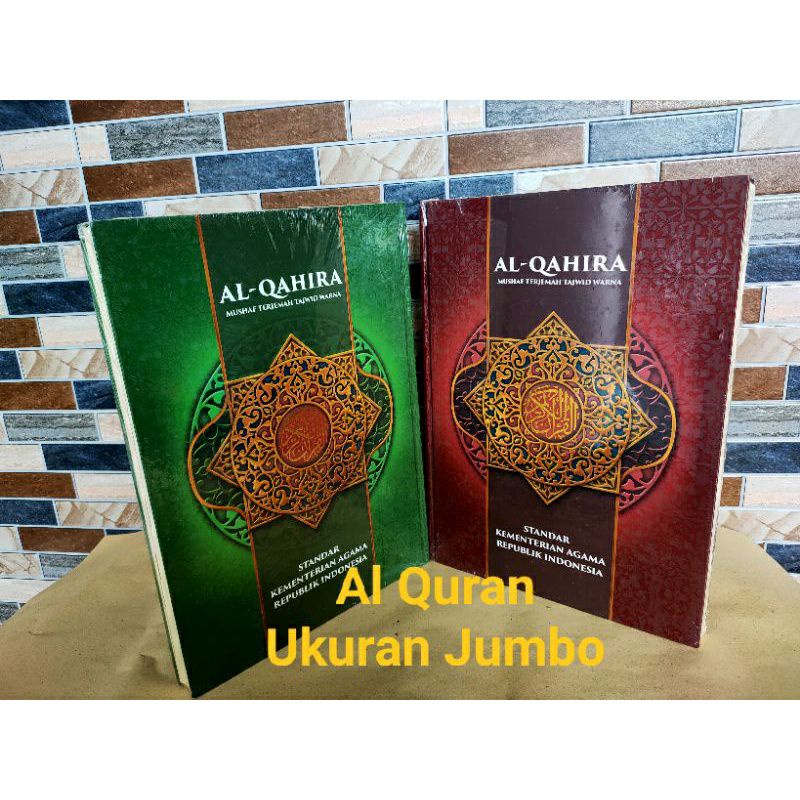 Al Quran Al Qahira Jumbo A3 Terjemah Tajwid Warna, Mushaf Al Qahira Terjemah Tajwid Warna Jumbo A3