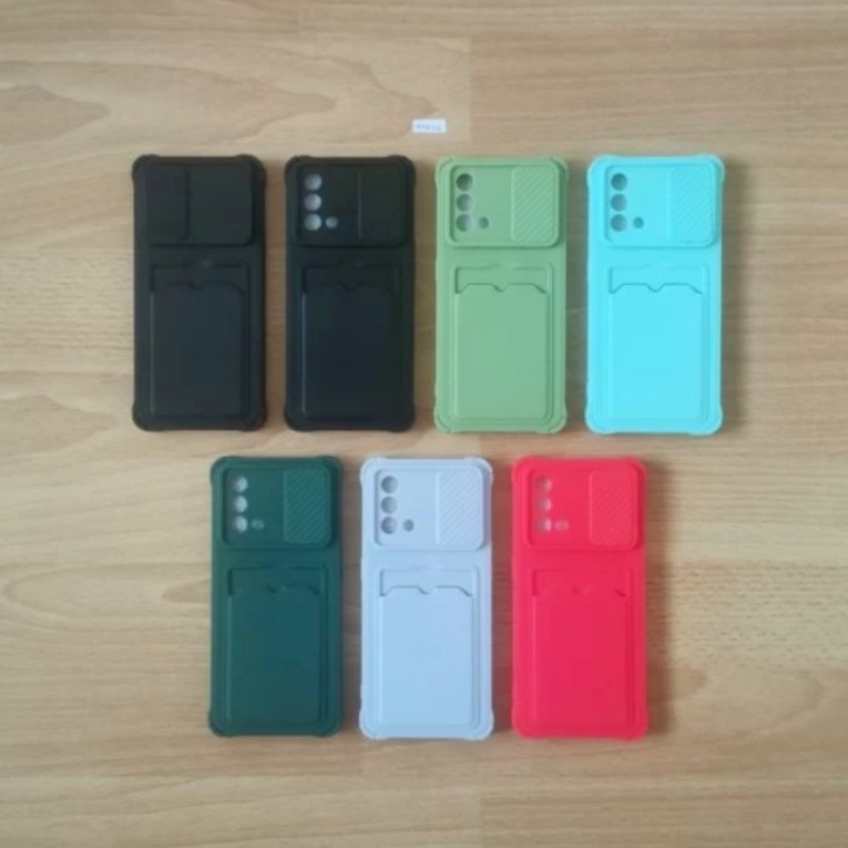 Case Oppo A74 A95 4G Softcase Sliding Camera Card Pocket Oppo F19