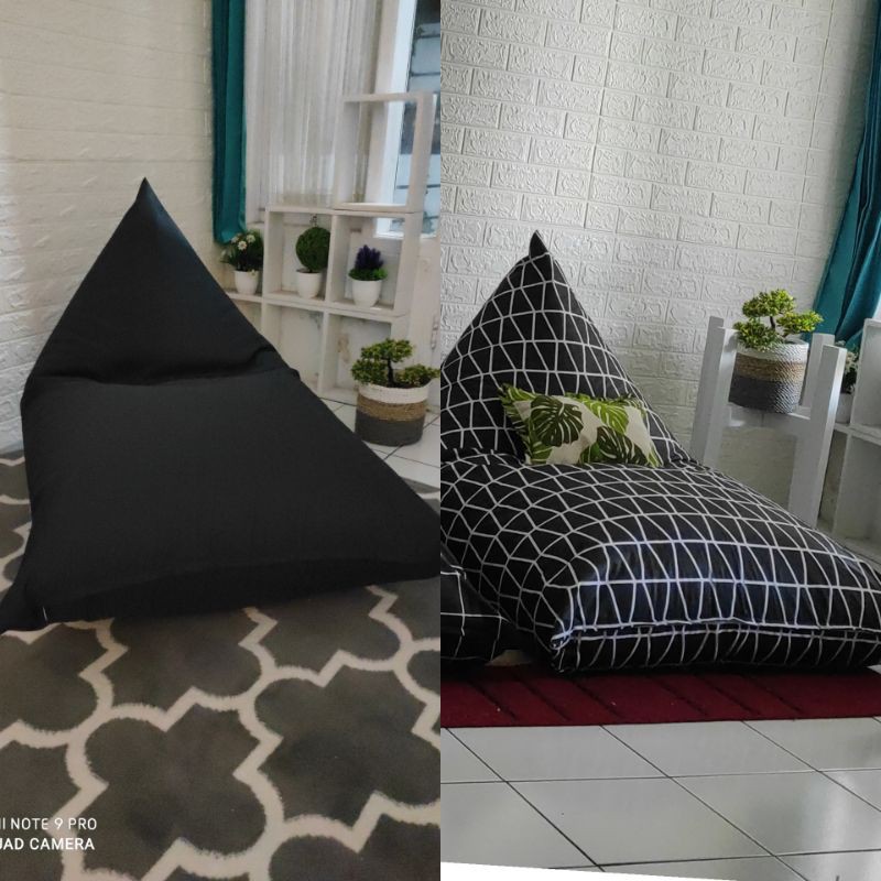 BEANBAG TRIANGLE COVER ONLY( JUMBO)