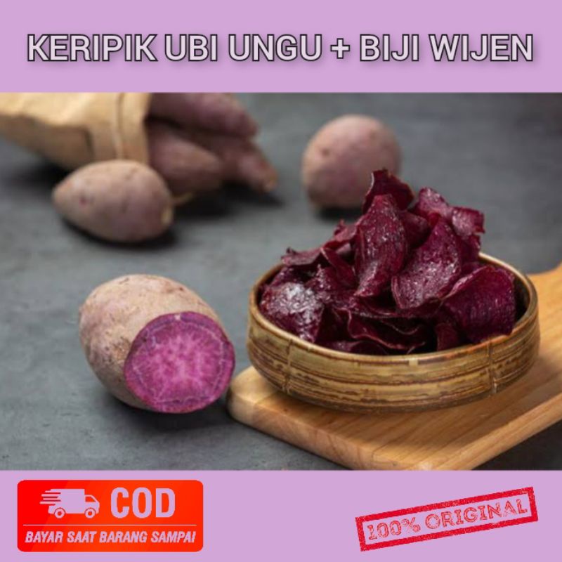 

[100 Gram]Keripik Ubi Ungu - Kripik Ubi - Keripik - Kripik - Snavk