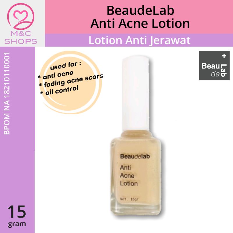 Beaudelab Anti Acne Lotion ⭐ Beaudelab Obat Jerawat ⭐ Beaudelab Acne Serum ⭐ Obat Jerawat BPOM ⭐ Pen
