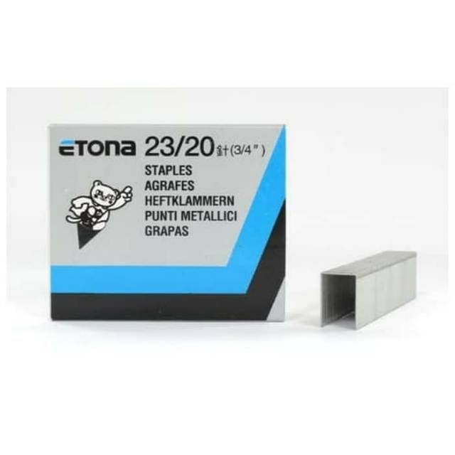 ISI STAPLES ETONA 23/20. ORIGINAL,garansi seumur hidup