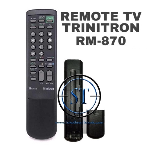 Remote Control Remot Televisi Seri RM-870 Cocok Untuk Tv Tabung Sony