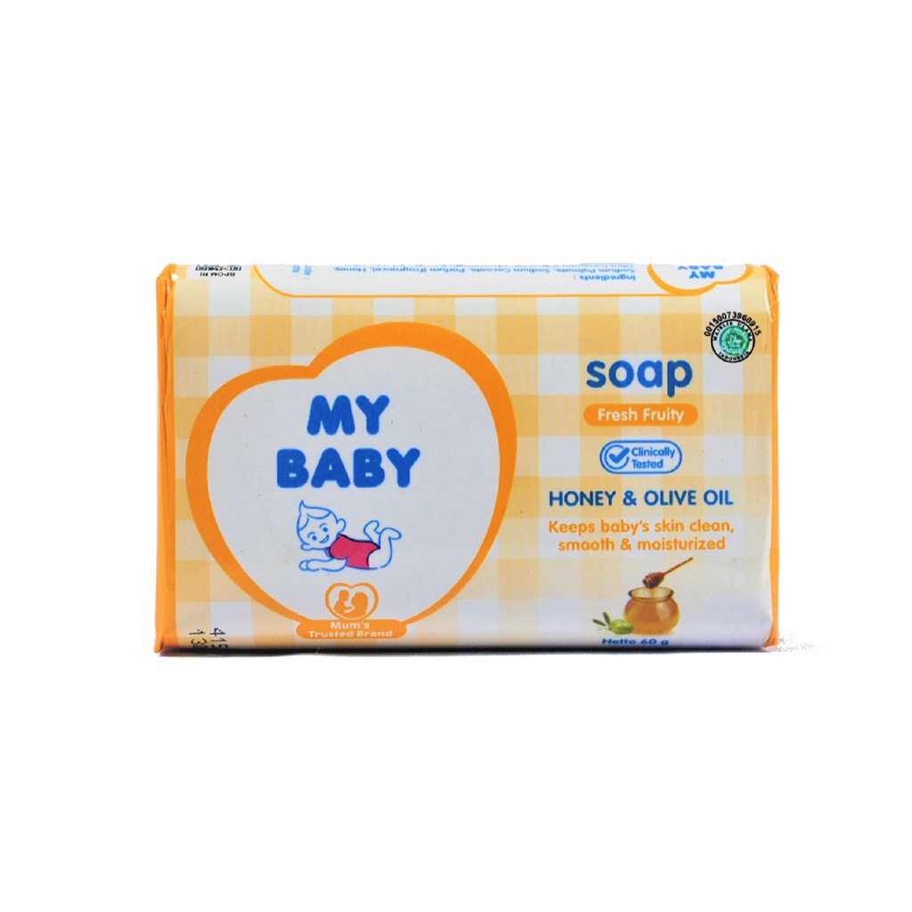 My Baby Soap 60g - Sabun Bayi - Sabun Batangan Bayi - Sabun Mandi Bayi - Sabun My Baby - Sabun Batan