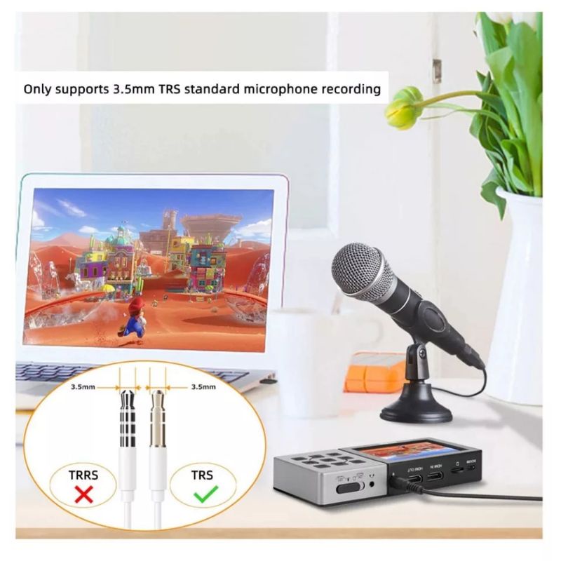 EZCAP 273 Portable HDMI Audio Video Capture Card Game Recorder Save to MicroSD 1080P60fps / EZCAP273