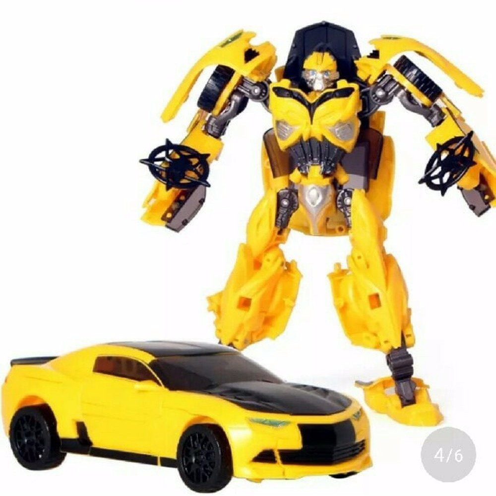 Mainan Robot Transformer Transformers 4 Bumblebee Yellow kuning KBB