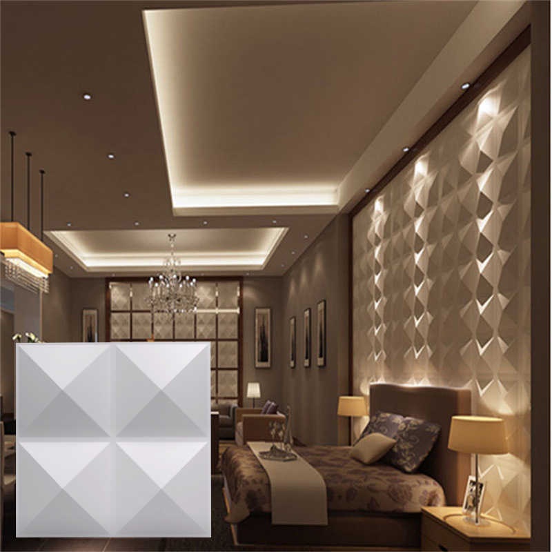 ALBINO 88 - PROMO 3D WALL PANEL PVC PREMIUM 50x50cm WALLPANEL 3D BUKAN WALLPAPER STICKER WALL PANEL 3D DINDING PVC