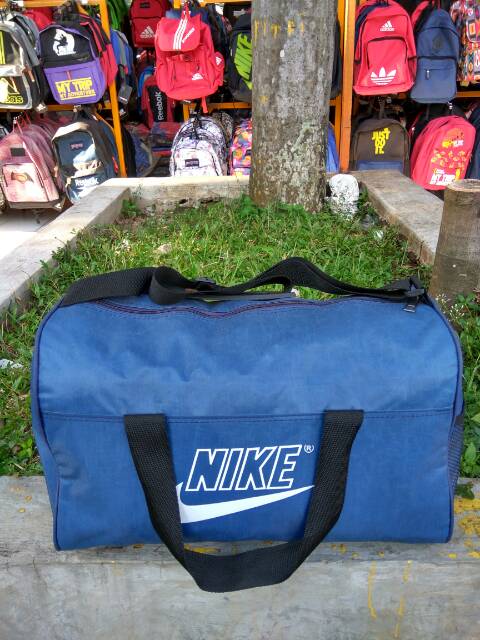 Tas Gym Nike Tas Olahraga Koper Nilon Tahan Air Tas Luar Ruangan Tas Bepergian Besar untuk Wanita Pria Tas Tangan Olahraga Tas Selempang Futsal Tas sSepatu Ransel Bepergian