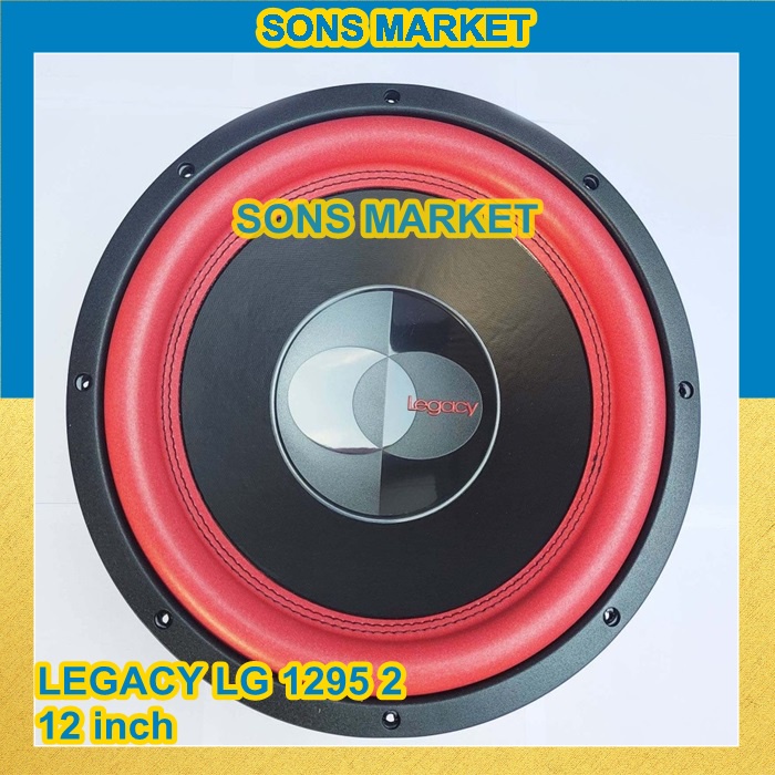 SPEAKER SUBWOOFER LEGACY 12 inch 12inch 12" DOUBLE COIL LG 1295 2