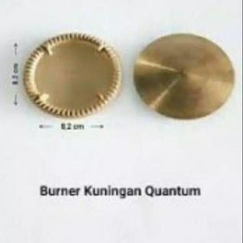 Ring Burner Quantum Kecil 8Cm, Burner Kuningan Kompor Quantum Kecil