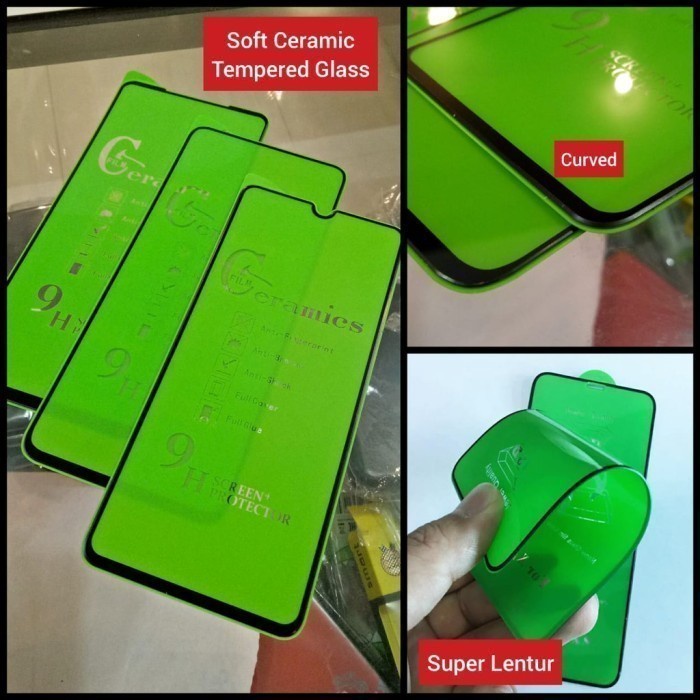 XIAOMI 12 LITE 11T 11 T PRO MI 10 T MI 10T PRO MI 11 LITE ANTI GORES CERAMIC LENTUR BENING FRAME LIST, ANTI GORES BUKAN KACA TEMPRED SCREEN GUARD PELINDUNG LAYAR FULL COVER MI10T