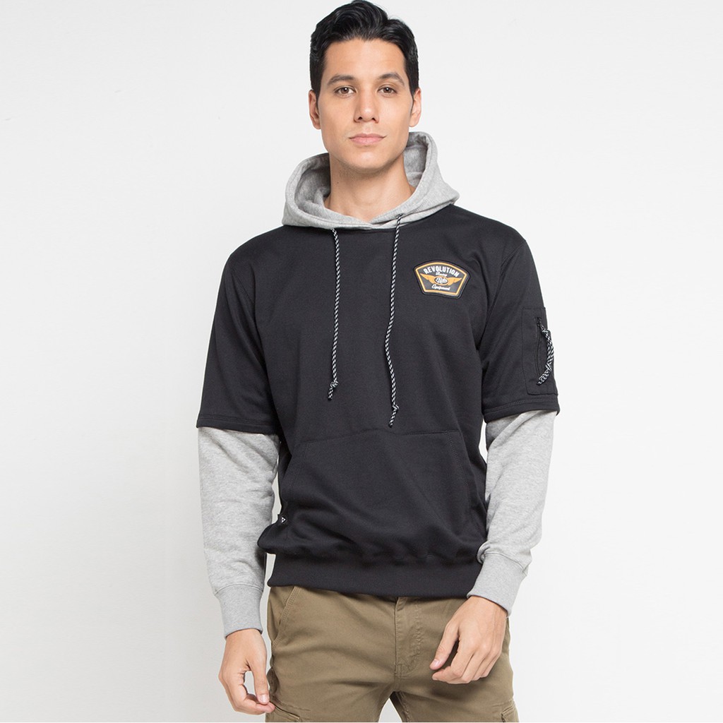 Brand Revolution - Sweater Hoodie Pria SW Equipment Black