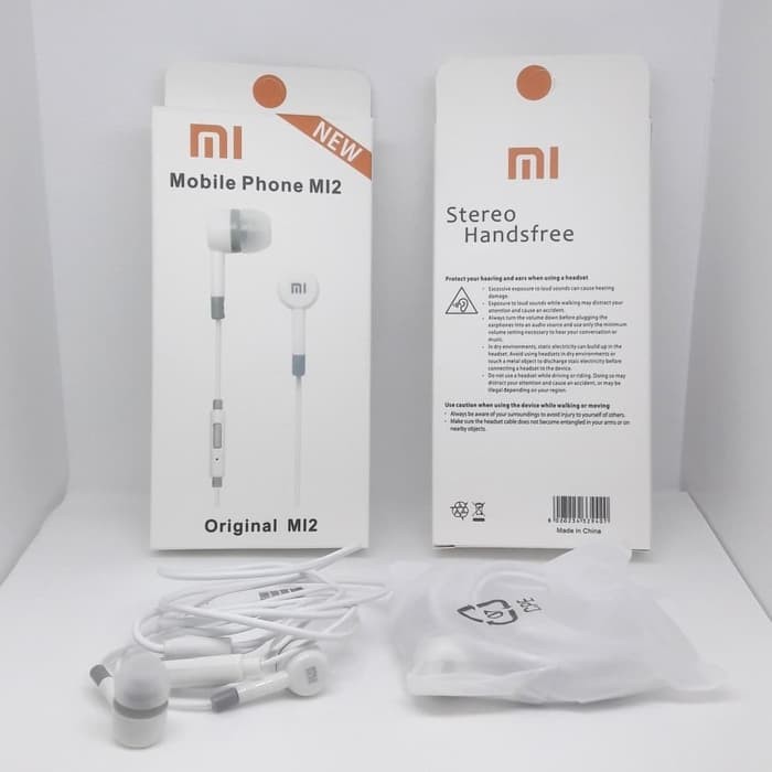 Headset Original MI2 Handsfree XIAOMI [qtop.id]