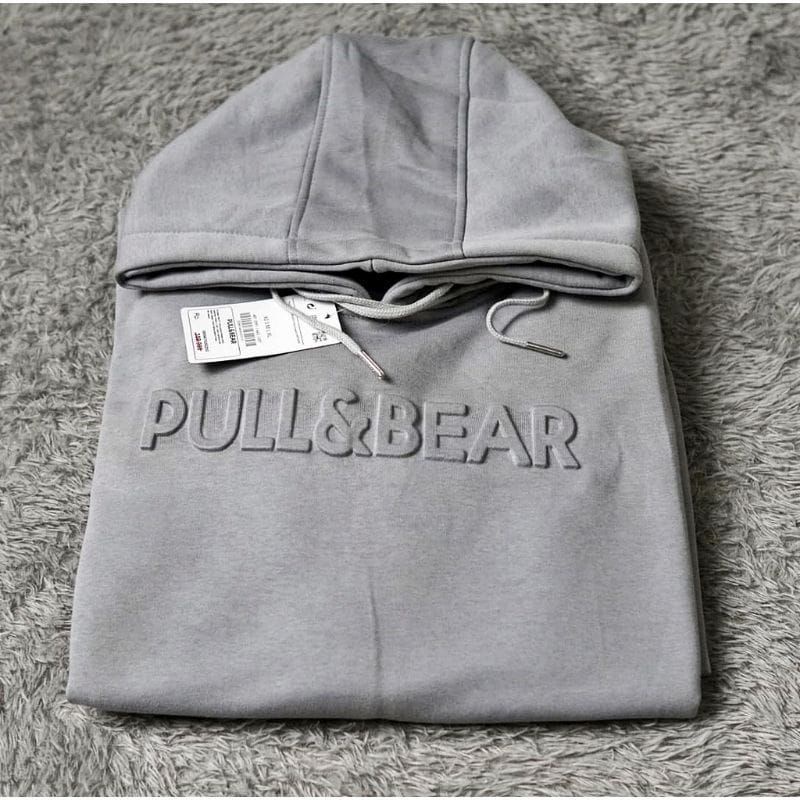 HOODIE PULL AND BEAR / SWEATER PULL AND BEAR / HOODIE TIMBUL / JAKET PULL AND BEAR EMBOS UNISEX PREMIUM