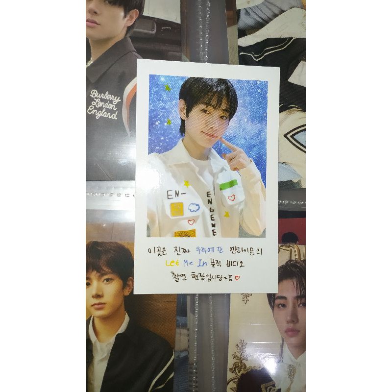 ENHYPEN SUNGHOON SPC SPECIAL TRADING CARD Let Me In