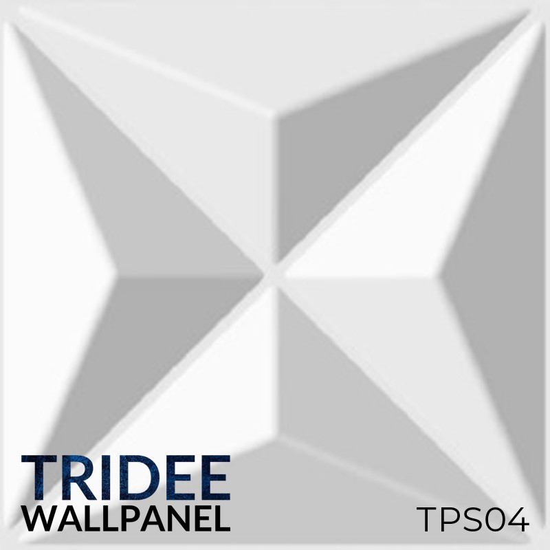 TRIDEE WALLPANEL 30x30 CM | WALLPAPER DINDING DEKORASI | WALL PANEL 3D DINDING PVC-TPS04 - DIAMOND 30