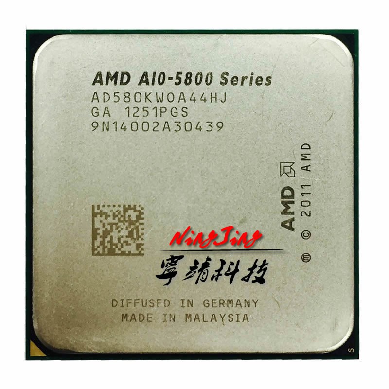 AMD A10-Series A10 5800K A10 5800 Quad-Core CPU Processor AD580KWOA44HJ Socket FM2
