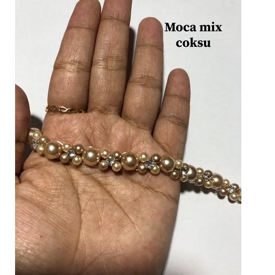 <MoW ❤> mutiara payet /kebaya/gamis/payet leher/ikat pinggang wanita ||Ready banyak