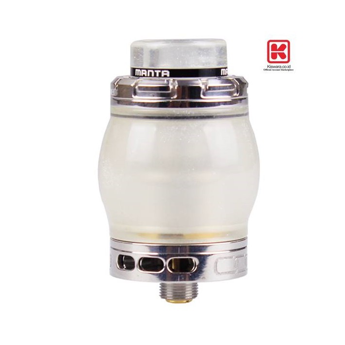 Advken Manta 24 RTA Atomizer - RESIN SILVER [Authentic] KiswaraBandung