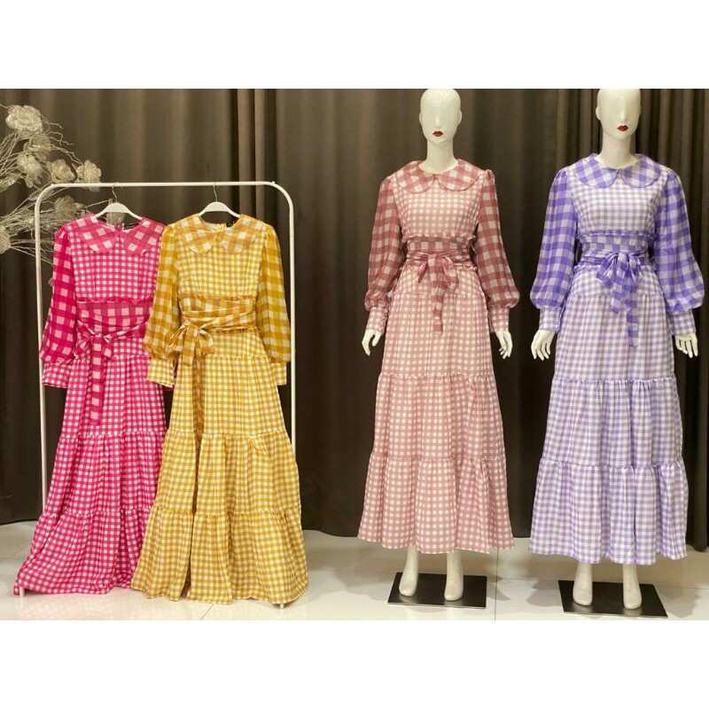 Gamis Lesty Kotak Vivorie/Gamis Lesti