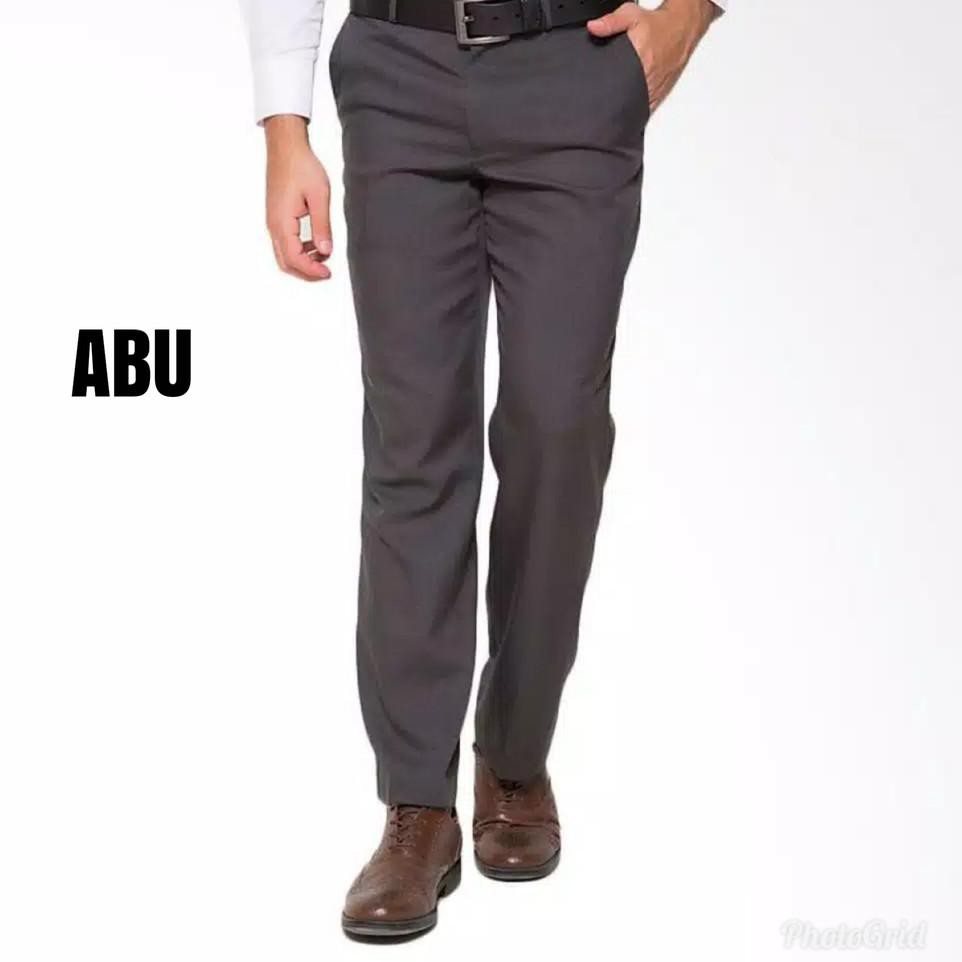 KJJ Celana Formal Pria Panjang Standart Reguler Hitam KJJ Celana Formal Pria Panjang Standart Reguler Hitam