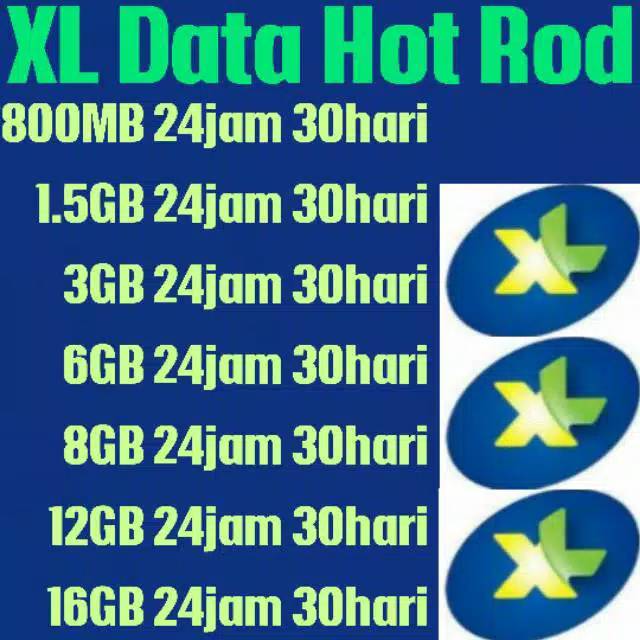 XL paket data kuota data hotrod hot rod (MURAH) INJECT