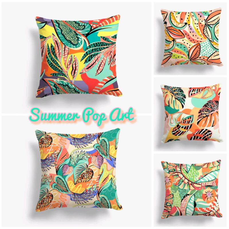 BANTAL SOFA PRINT MOTIF SUMMER POP ART 40X40 CM