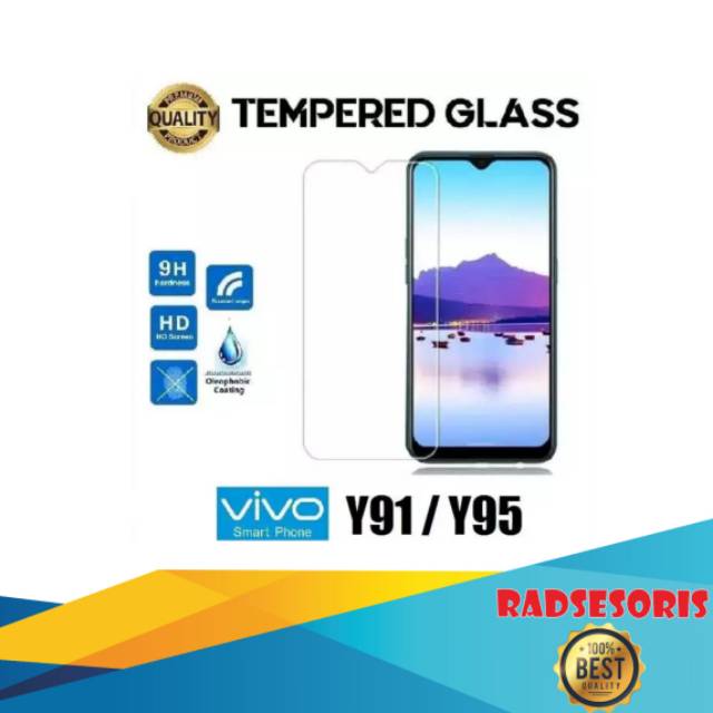 tempered glass vivo y91/y95/y93