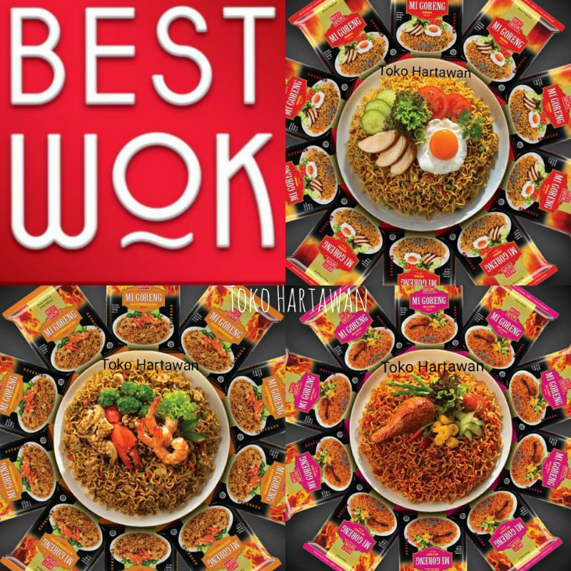 

Best Wok Mie goreng 13pc all varian rasa