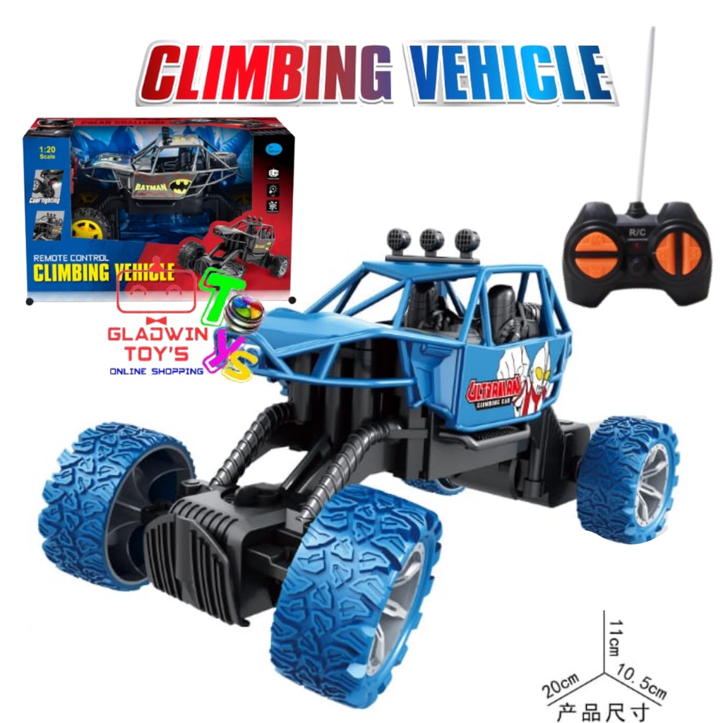 MAINAN RC OFF ROAD MONSTER JEEP CROSS COUNTRY CLIMBING CAR REMOTE CONTROL