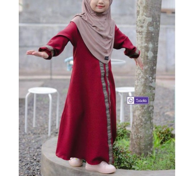 Gamis Anak Abaya Rumaisha Banat