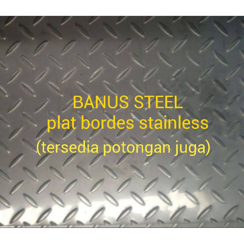 Jual Plat Bordes Stainless Mm X X Mtr Plat Stainless Bordes Tebal Mm X X