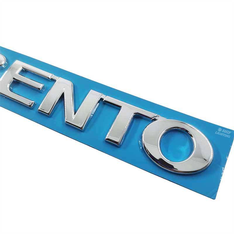 1pc Stiker Emblem / Badge Tulisan Sorento Bahan Abs Untuk Dekorasi Mobil Kia Sorento