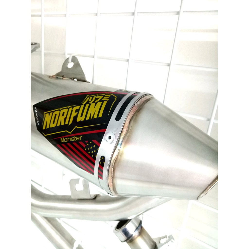 knalpot norifumi monster honda crf150 original norifumi M bac 83